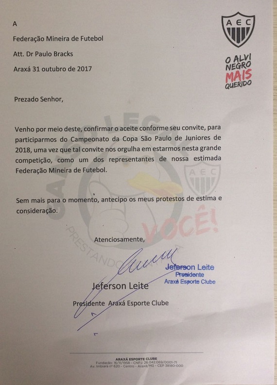 Resposta Ganso FMF Copa São Paulo Jr 2018